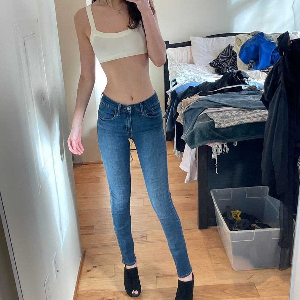 Levi's Blue Skinny Jeans for Women